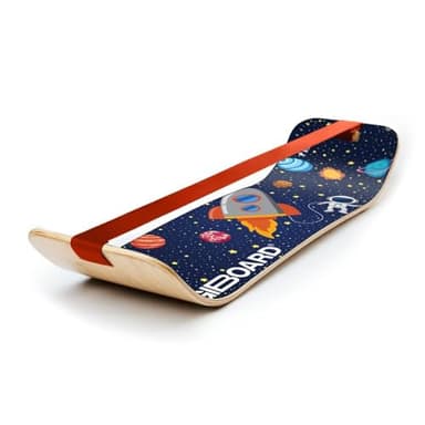 GIBBON SlackBoard - GiBoard Balance Board Kids & Adults - Slackline Balance Trainer - Slack Board Core Workout Equipment Home Gym Training - Standing Desk Exercise - Yoga, Agility, Pilates & More