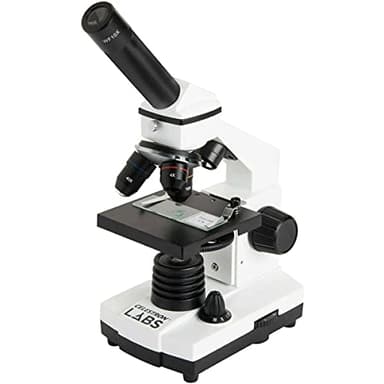 Celestron 44128 CL-CM800 Compound Microscope, 40x-800x Magnification, White