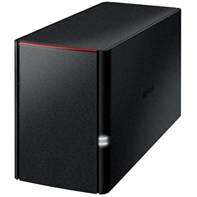 BUFFALO LinkStation 220 12TB 2-Bay NAS Network Attached Storage with HDD Hard Drives Included NAS Storage that Works as Home Cloud or Network Storage Device for Home