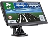 GPS Navigation for Car, 2025 Map 7 inch Touch Screen Car GPS, Voice Turn Direction Guidance, Support Speed and Red Light Warning, Pre-Installed North America Lifetime map Free Update