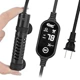 hygger Ceramic Submersible Aquarium Heater, New Explosion-Proof Fish Tank Water Heater with External Temp Controller Auto Thermostat Heater for Saltwater Freshwater (15W for 1~5 Gallon)