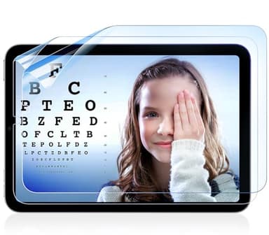 IPROKKO 2 Pack Anti Blue Light Screen Protector Compatible with iPad Mini 7/6 Gen 8.3 Inch (A17 Pro/ A15, Release In 2024/2021), Matte Anti Glare Blue Light Filter Eye Protection Cover Bubble Free Easy-Install