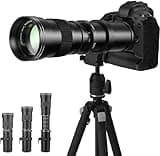 COMMANDER OPTICS 420-800mm f/8.3 Manual Telephoto Zoom Lens for Nikon Z Mount Camera Z30, Z50, Z5, Z6, Z6II, Z7, Z7II, Z9, ZFC (Black) | Camera Lens
