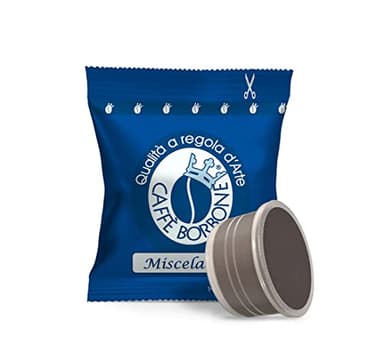 Caffè Borbone Compatible Lavazza Espresso Point 100 Coffee Pods, Blue Blend with Refined Taste, Powerful Character and Intense Aroma, Roasted and Freshly Packaged in Italy