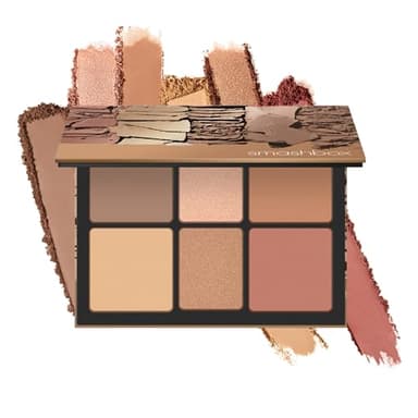 Smashbox The Cali Contour Palette | Six-Shade Contour Kit with Highlighter, Bronzer and Blush to add Dimension + Glow, 0.69 Ounce, Light to Medium