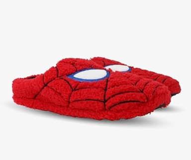 Ground Up Spiderman Mens Slippers Clog - Red - L