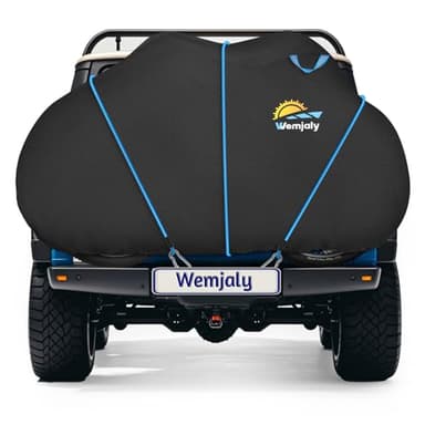 Bike Cover for 2 Bikes - 900D Heavy Duty Bicycle Cover Waterproof Outdoor Bike Rain Cover for Transport on Rack Wind Proof Bicycle Rack Covers with 6M Elastic Cord