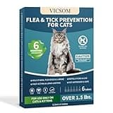 Flea Treatment for Cat Flea and Tick Prevention for Cats Kitten, 6-Month Supply, Cat Flea Treatment & Control, Repellent, Fast Acting Topical Drops for Cats, Over 1.5 lbs, 24-Hour Protect