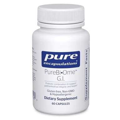 Pure Encapsulations PureBi•Ome G.I. | Hypoallergenic Multi Strain Probiotic Blend for G.I. Comfort and Health | 60 Capsules