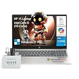 HP 2025 15.6 Touchscreen Laptop Computer, Intel 10-Core i5, 15 Inch Touch Screen Business Laptop, 64GB RAM 2.5TB Storage (2TB SSD+512GB Docking Set), Windows 11 Pro Lifetime Microsoft Office, YGYTE