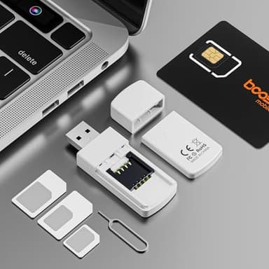 USB SIM Card Reader for Micro/Nano/Standard Sim Card, Nano Sim Card Adapter with Eject Pin, 480 Mbps Micro Sim Converter for Laptops/Windows, Support Reading and Editing Contacts and Text Messages