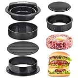 AimmiNate Hamburger Press Patty Maker, Hamburger Press, Burger Press, 3 in 1 Stuffed Burger Press Patty Maker, Hamburger Patty Maker for Grilling, Stuffed Burgers, Sliders, Beef Burger