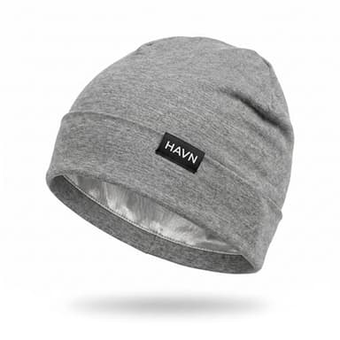 Lambs EMF-Proof Lighweight Beanie - Wavestopper™ Silver Technology - Blocks 99% of Radiation from WiFi, 5G, Smartphone, Bluetooth Indoor and Sleeping - Hat E M F Protection - Grey, Unisize, Unisex