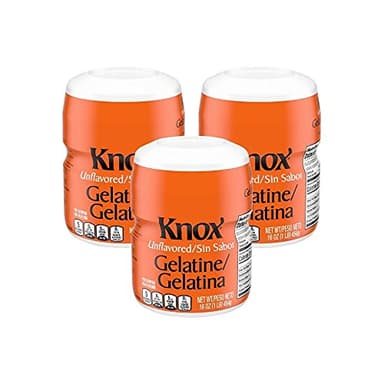 Knox Unflavored Gelatin - 1 lb - SET OF 3