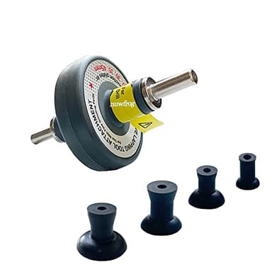 nuwfrog Valve Lapping Tool Attachment for use with Fine Grinding Paste Auto Repair Tool Parts kit for Engine Valve Lapper or Drill Valve Grinding Kit with 4 Suction Plates in（20,30,35,45mm）