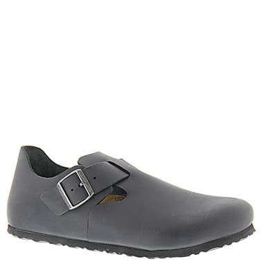 BIRKENSTOCK Mens London Clog Black Oiled Leather Size 42 EU (9-9.5 M US Men/11-11.5 M US Women)