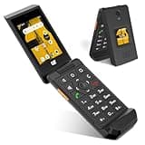 CAT S22 Smart Flip Phone Unlocked (16GB) 2.8" Touchscreen Rugged Cell Phone Android 11, IP68 Water Resistant, T-Mobile 4G LTE GSM Single Nano Slot,Compatible with T-Mobile(New)