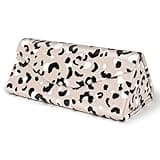 NPOOYI Sunglasses Case, Foldable Glasses Case, Magnetic PU Leather Hard Shell Folding Eyeglass Holder Box, Collapsible Unisex for Women Men, Leopard