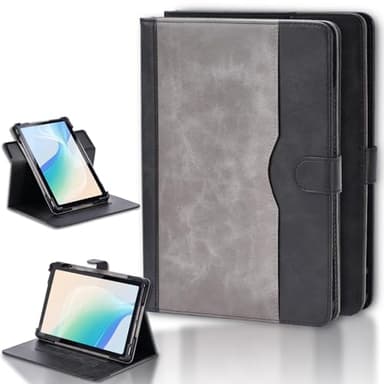 Case for Axzy Pad Pro 12-inch Case 360 Degree Rotation Multi-Viewing Angels PU Leather Stand Folio Cover Black