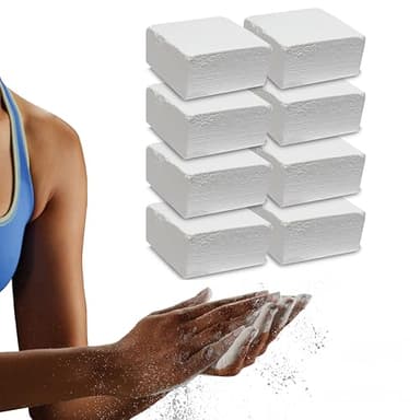 SPRI Chalk Block, 2oz. (8 Pack) for Gymnastics, Rock Climbing, Bouldering, Weight-Lifting,