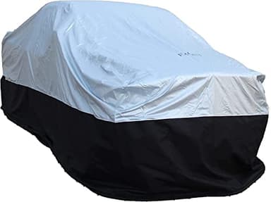 CoverSeal Heavy Duty Truck Cover — Wind & Weather Resistant Patented Weighted Ground Conforming Apron Seal, 360° Ground Seal for Car Rodent Protection, Short Bed Protector 230” L x 80” W x 80” H Max