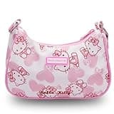Cute Kitty Shoulder Bags for Women, PU Tote Handbag with Zipper Closure Mini Clutch Shoulder Purse, Underarm Wallet