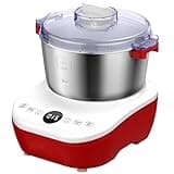 Electric Dough Mixer with Ferment Function, 7L(7.3QT) Dough Maker Machine with 304 Stainless Steel Bowl, Microcomputer Timing, Household Flour Kneading Machine for Pizza Bread,Christmas Gift
