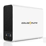 GOLDENMATE 1000VA/800W Lithium UPS Battery Backup and Surge Protector, Backup Battery Power Supply with LiFePO4 Batteries(230.4 Wh), Sinewave UPS System, 10 Years Lifespan, 8 Outlets, LCD Display