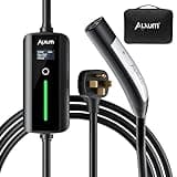 Alxum Level 2 Tesla Charger - 32Amp Tesla Portable Charger with 16.4 ft Cable for Home and Outdoor Mobile Connector with NEMA 14-50 Plug Compatible with All Models X/Y/3/S and Cybertruck