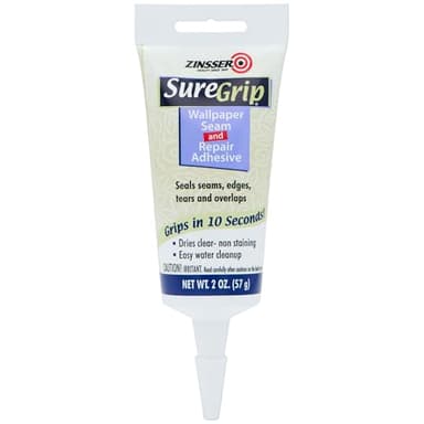 Zinsser 391498 SureGrip Wallpaper Seam and Repair Adhesive, 2 Ounce
