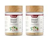 Snap Supplements Blood Sugar Blend with Berberine, CoQ10, Cinnamon, Alpha Lipoic Acid and Gymnema to Support Healthy Blood Sugar, Metabolic Health and Energy, Sugar Free, 60 Capsules, 2 Pack
