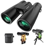 30x52 Binoculars for Adults - HD High Powered Binoculars with Phone Adapter and Tripod, Waterproof & Large View Telescopefor Bird Watching, Hunting, Stargazing, Hiking, Travel, Sports