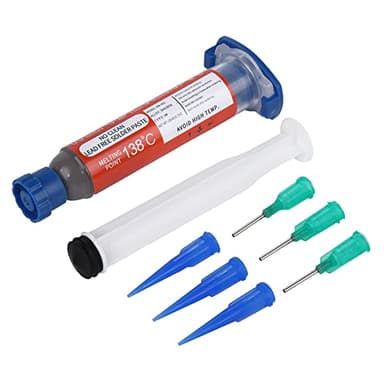 Wonderway Sn42/Bi58 T4 Lead Free Solder Paste No Clean, 138℃ Melting Point (20g)