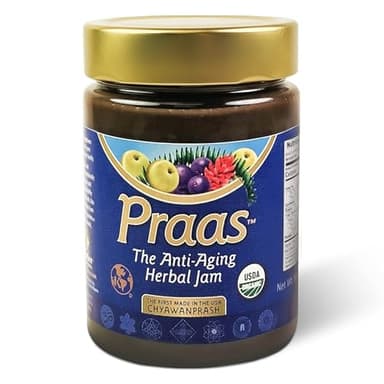 AyurBest Praas/Chyawanprash - 100% USDA Certified Organic Herbal Jam, 14 oz Made in USA, Kosher