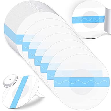 Nuanchu 48 Pcs Waterproof Sensor Covers Compatible with Libre 3 Freestyle Libre 3 Plus, Transparent Cgm Adhesive Patches, Glucose Monitor Protector Long Lasting Without Hole(Blue)