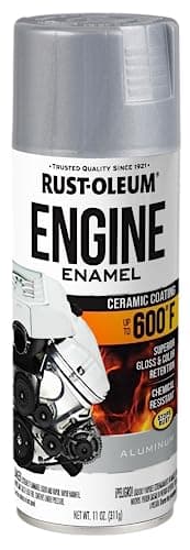 Rust-Oleum 366428 Engine Enamel Spray Paint, 11 oz, Aluminum