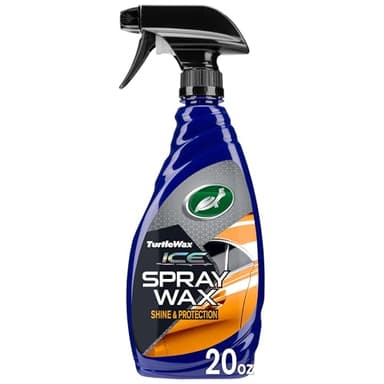 Turtle Wax T-477R ICE Spray Wax, Ultimate High Shine Wax Finish, For Use on Car Paint, Trim and Plastics, Safe for Motorcycles, RV's, Trucks and More, 20 oz. (Pack of 1)