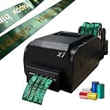 ZXSYYDS Satin Ribbon Printing Machine, Digital Ribbon Printer, Thermal Transfer Printer for 12-20mm Satin Ribbon, 200dpi Digital Satin Ribbon Printing Machine,for Gift Ribbons, Streamers