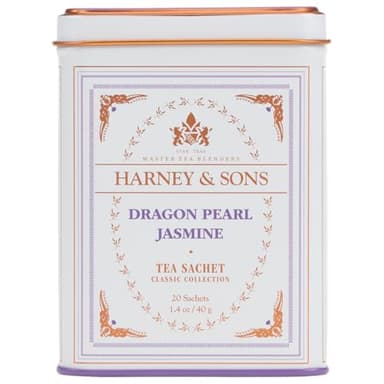 Harney & Sons Dragon Pearl Jasmine Tea, 20 Count(Pack of 1)