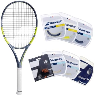 Babolat Pure Aero Team Tennis Racquet (9th Gen) Strung with Your Choice of String