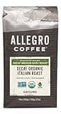 Allegro Coffee Decaf Organic Italian Roast Ground Coffee, 12 Ounce (Pack of 1)