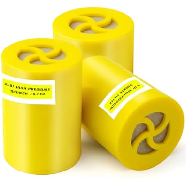 BETTFILTER A-01 Shower Filter Replacement Compatible With Afina Filtered Showerhead & Shower Filter,For Hard Water Remove Chlorine And Other Impurities,3 Pack