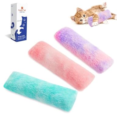 Potaroma Cat Toys Pillows, 3 Pcs, Catnip Inside, Interactive Indoor Fun