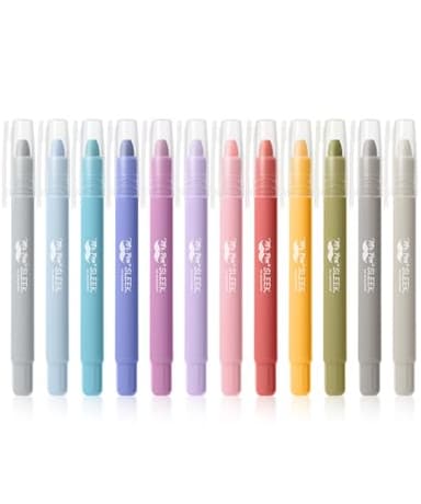 Mr. Pen- No Bleed Gel Highlighters, Morandi & Vintage Colors, 12 Pack, Bible Highlighters and Pens No Bleed, Bible Markers for Study, Journaling, School Supplies and Accessories
