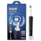 Oral-B Pro 500 Electric Toothbrush with (1) Brush Head, Rechargeable, Black