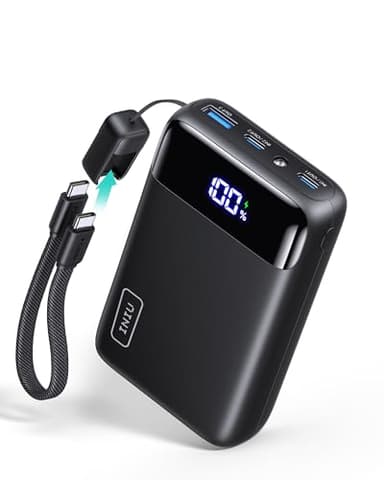 INIU Portable Charger, Smallest 22.5W 20000mAh USB C in & Out Power Bank Fast Charging, PD 3.0+QC 4.0 LED Display Phone Battery Pack Compatible with iPhone 17 16 15 14 Pro Samsung S24 Google iPad etc