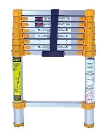 Xtend & Climb 750P Aluminum Telescoping Ladder Type II Home Series, 8.5-Foot by Xtend & Climb