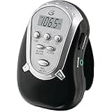 GPX R300S Am/FM Armband Radio with Earbuds,Black