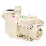 XtremepowerUS 2HP Pool Pump, Variable Speed Pool Pump Inground/Aboveground, Filter Pool Pump Energy Star Certified, 1-1/2” & 2” Pipe Adapters
