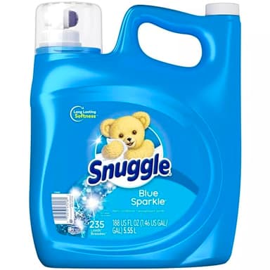 Snuggle Liquid Fabric Softener, Blue Sparkle (188 Fluid Ounce, 235 Loads)